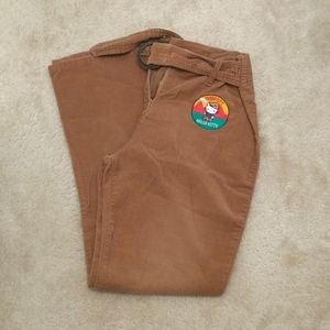 Vintage Corduroy Hello Kitty Bell Bottoms